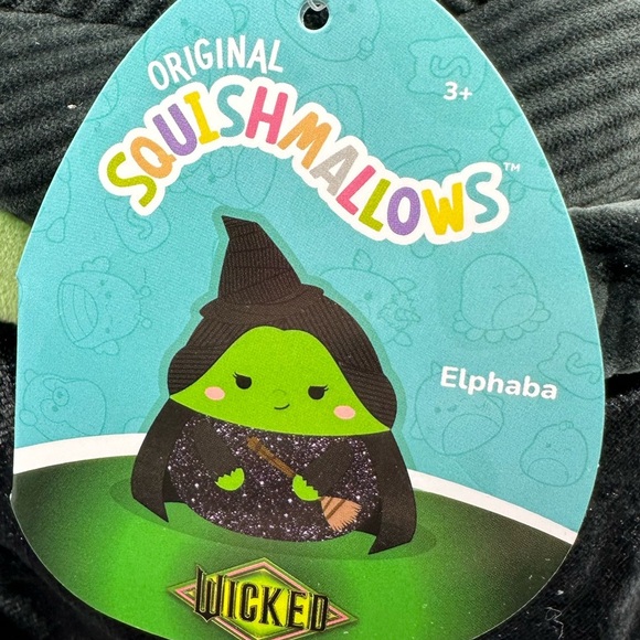 Squishmallows Wicked limited edition 10 inch Elphaba NWT - Picture 5 of 8